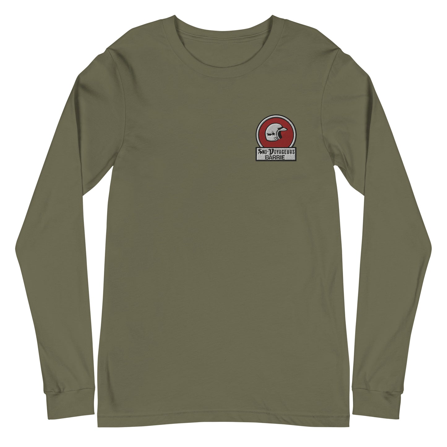 Sno Voyageurs Embroidered Long Sleeve Tee